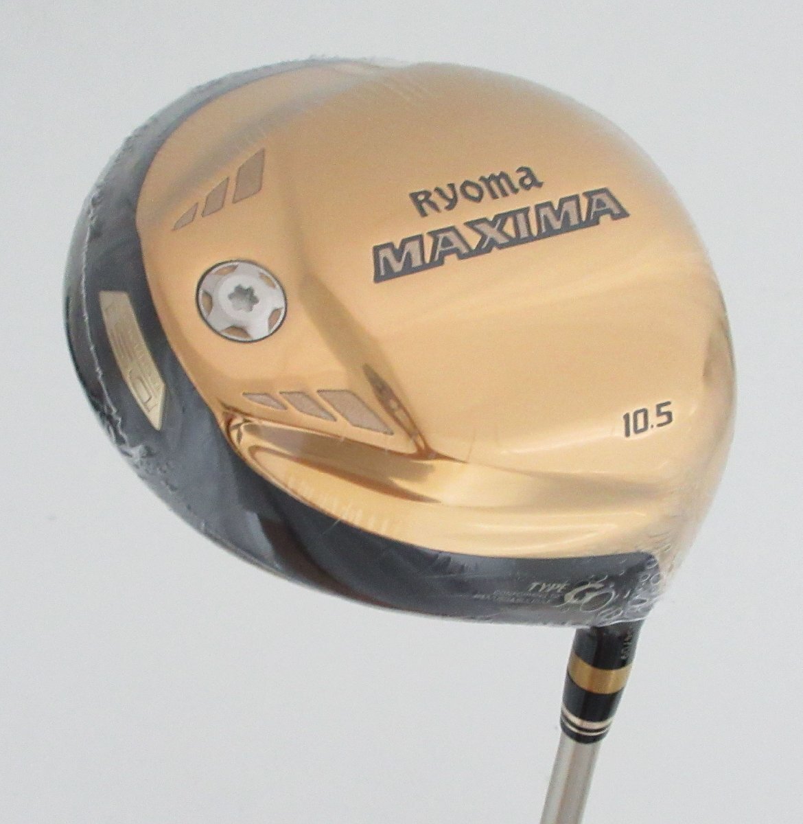 ●1円～！新品！Ryoma★リョーマ MAXIMA（マキシマ）タイプGドライバー 琥珀GOLD IP 10.5°TOUR AD M2-Gカーボン SR (61984の画像2