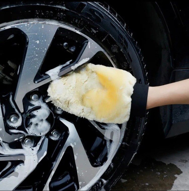 洗車グローブ 2個セット 洗車用品 洗車グッズ 車の洗車 柔らかい洗車グローブ