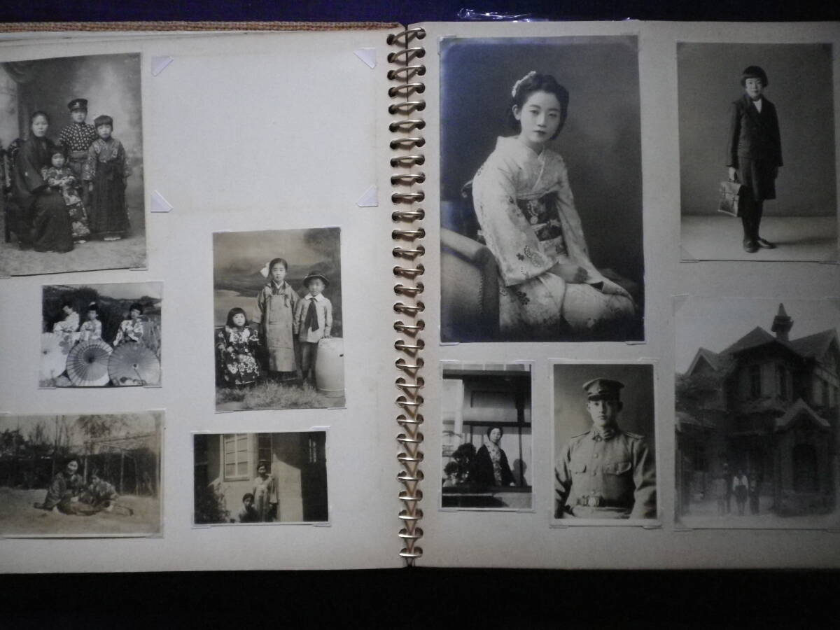 レトロ 記念写真 アルバム 古写真 写真 フォト 時代考証 こども 家族 女性 風俗 婚礼 風俗 世相 文化 史料 の画像7