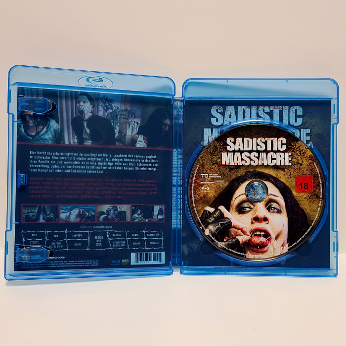 『SADISTIC MASSACRE』輸入盤・中古Blu-ray ドイツの鬼畜マルセル・ヴァルツの人肉破壊＆拷問監禁パレード！/スプラッター/Schlaraffenhaus_画像3