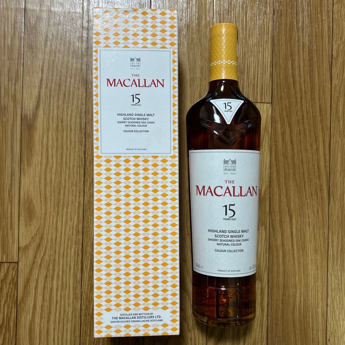 マッカラン15years old MACALLAN 箱付 SINGLE MALT スコッチ ウイスキー WHISKY