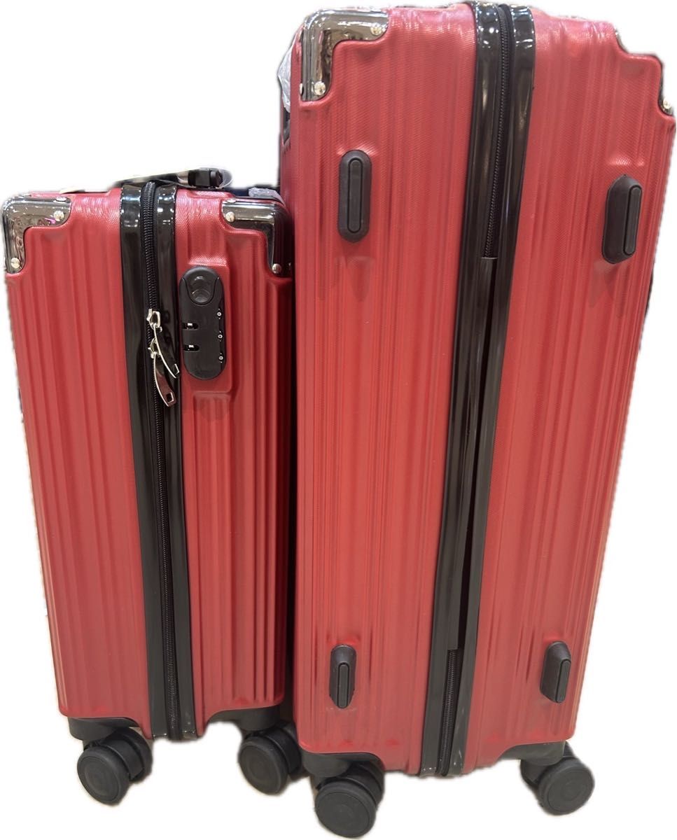 トラベル　キャリーケース　スーツケース　S Mセット　ダイヤルロック式　旅行用品