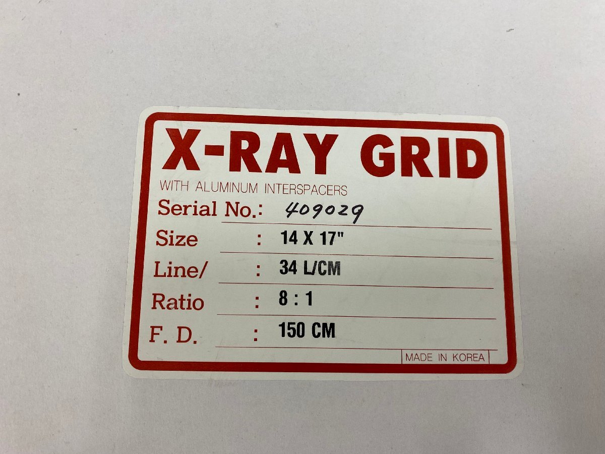 【未使用】 大角 レントゲン用 グリッド リスホルム X-RAY GRIDSリスの画像2