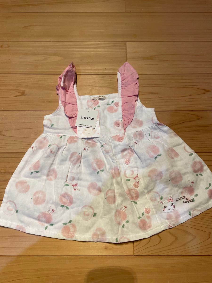 新品 キムラタン ワンピース 女の子 80cm