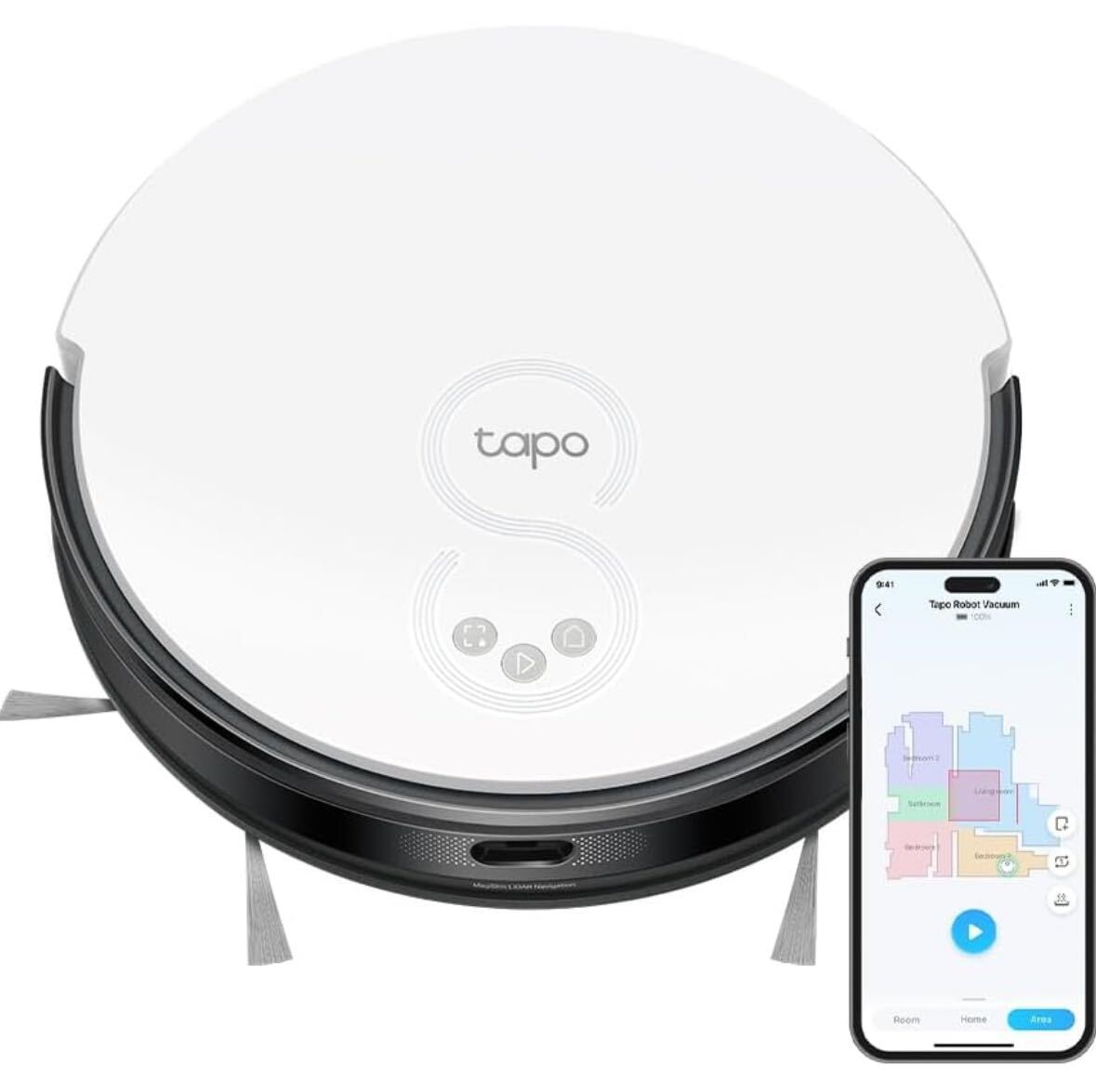 新品、未使用■ロボット掃除機 Tapo RV20 Mop LiDARナビゲーション搭載 2in1