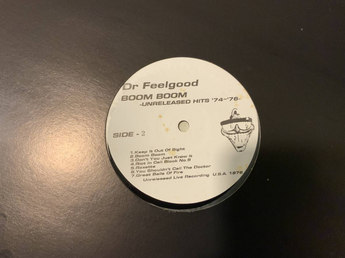 プライベート盤LP ドクター・フィールグッド／Boom Boom -Unreleased Hits ‘74〜76- Dr. Feelgood Wilko Johnson ウィルコ・ジョンソン の画像3