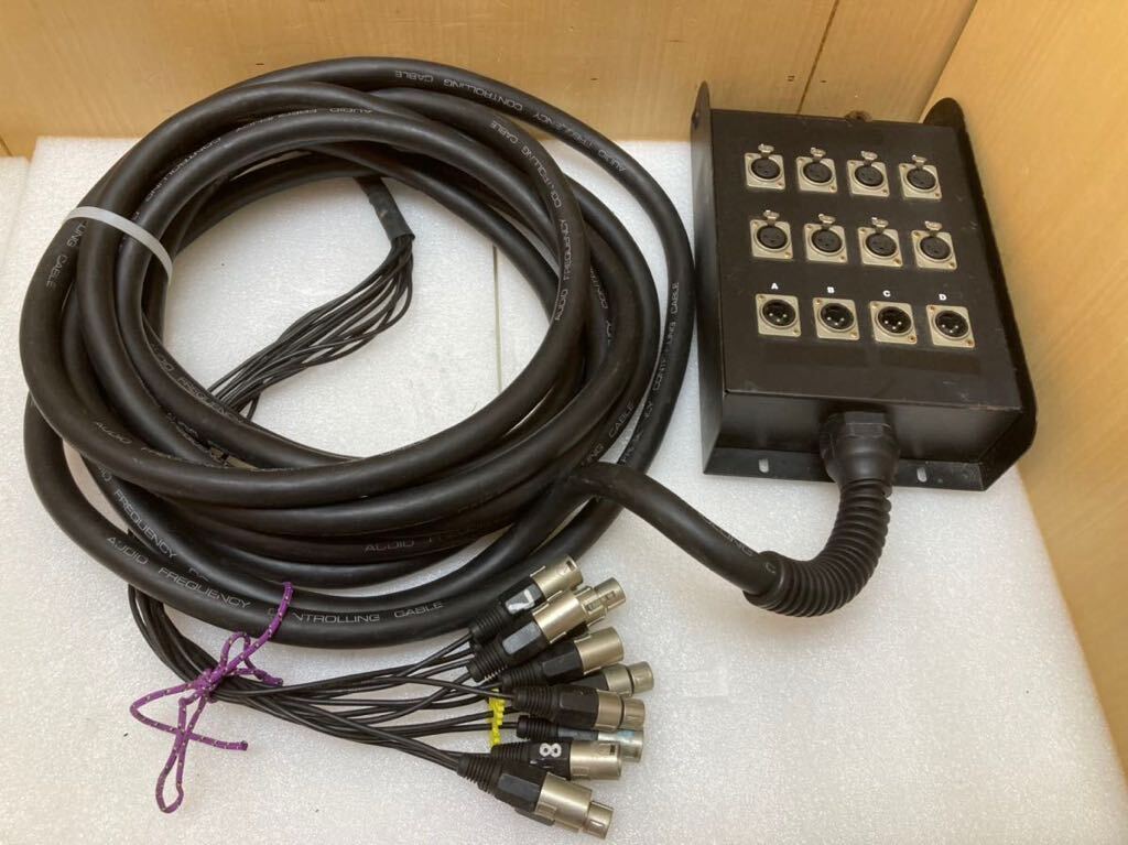 HY0750 CLASSIC PRO AUDIO FREQUENCY CONTROLLING CABLE 約10m マルチ ケーブル クラシックプロ 音響 機材 現状品　0402_画像1