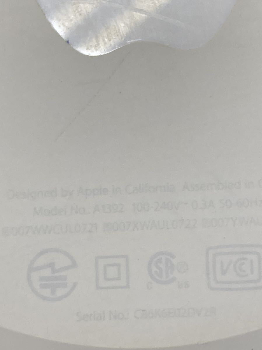 HY0972 Apple A1392 Wi-Fiルーター AirMac Express アップル エアマックエクスプレス 電源コード付き 通電OK 現状品 の画像7