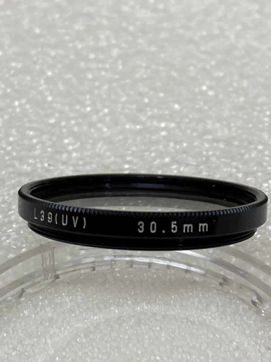 HY1248 ASAHI PENTAX -110 L39 (UV) 25.5ｍｍ ／30.5mm アサヒ ペンタックス 黒枠ねじ込み式 UVフィルター ケース付き 2点まとめ　現状品_画像6