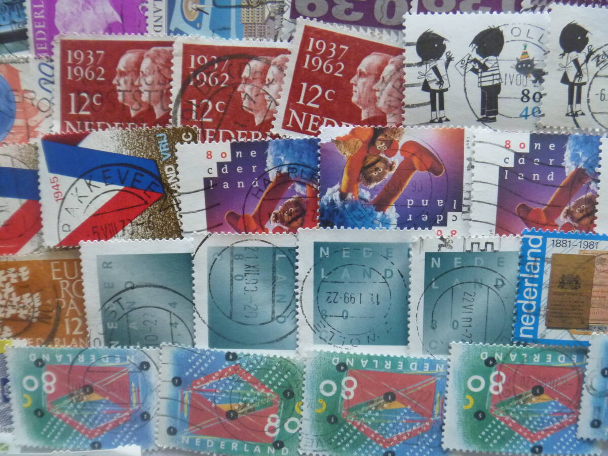 ★外国切手・海外切手★１１０枚★使用済切手・消印付き切手★中型切手★Aの画像7