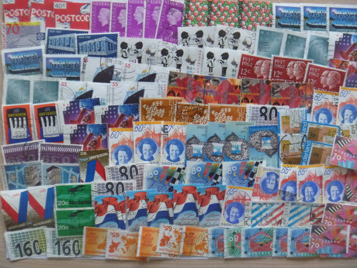 ★外国切手・海外切手★１１０枚★使用済切手・消印付き切手★中型切手★Bの画像3