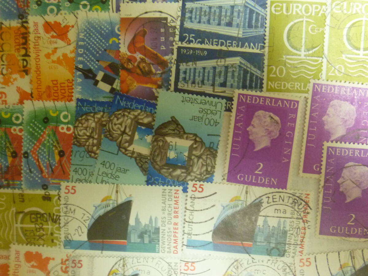★外国切手・海外切手★１１０枚★使用済切手・消印付き切手★中型切手★Cの画像7