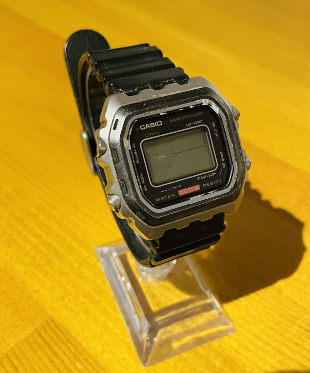 CASIO カシオ DW-3000 アラームクロノグラフ スクエア デジタル メンズ クォーツ QUARTZ QZ 腕時計 中古の画像1