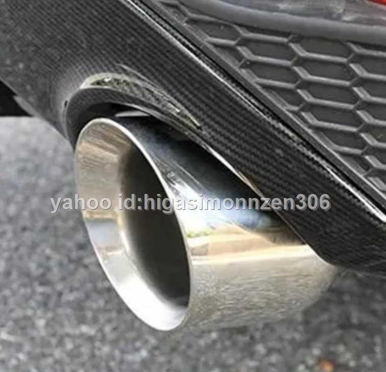  free shipping real made of stainless steel Mazda CX-3 CX-5 CX-5 CX-30 Atenza Axela muffler cutter left right 2 piece 