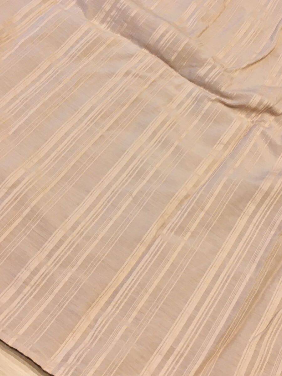 MARGARET HOWELL オープンカラー 半袖 シャツ Ⅱサイズ コットン シルクMADE IN JAPAN マーガレットハウエル ストライプ ギャザー パフの画像6