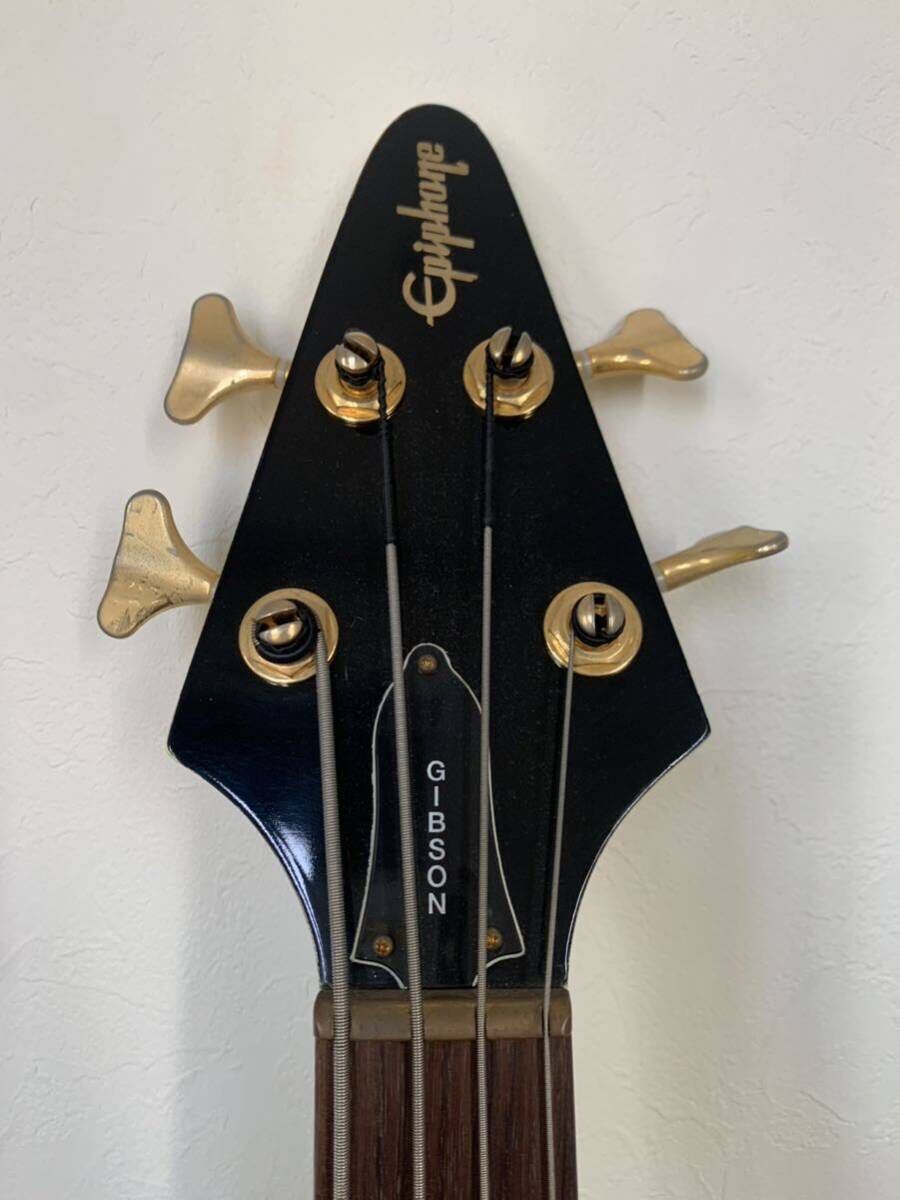 Epiphone by Gibson エピフォン FlyingV Bass エレキベース フライングVベース ソフトケース付き バイ ギブソンの画像3