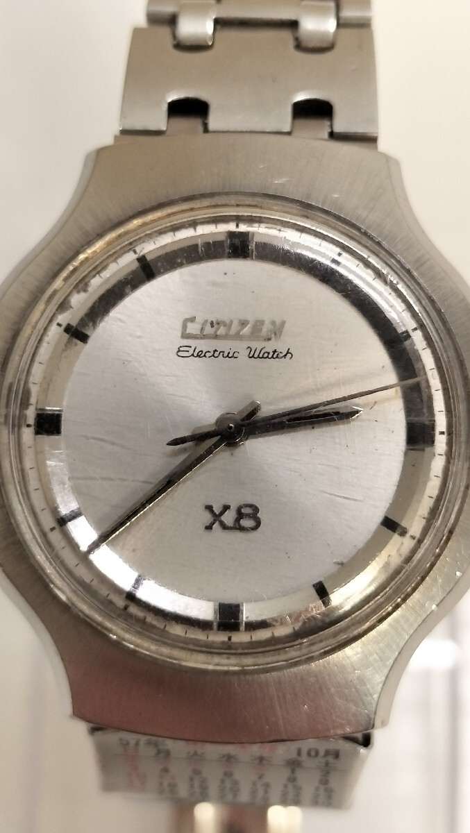 K04283 ◆CITIZEN X8 ELECTNIC WATCH シチズン エレクトニック ELCS5120I-Y メンズ 腕時計 ジャンク品◆_画像3