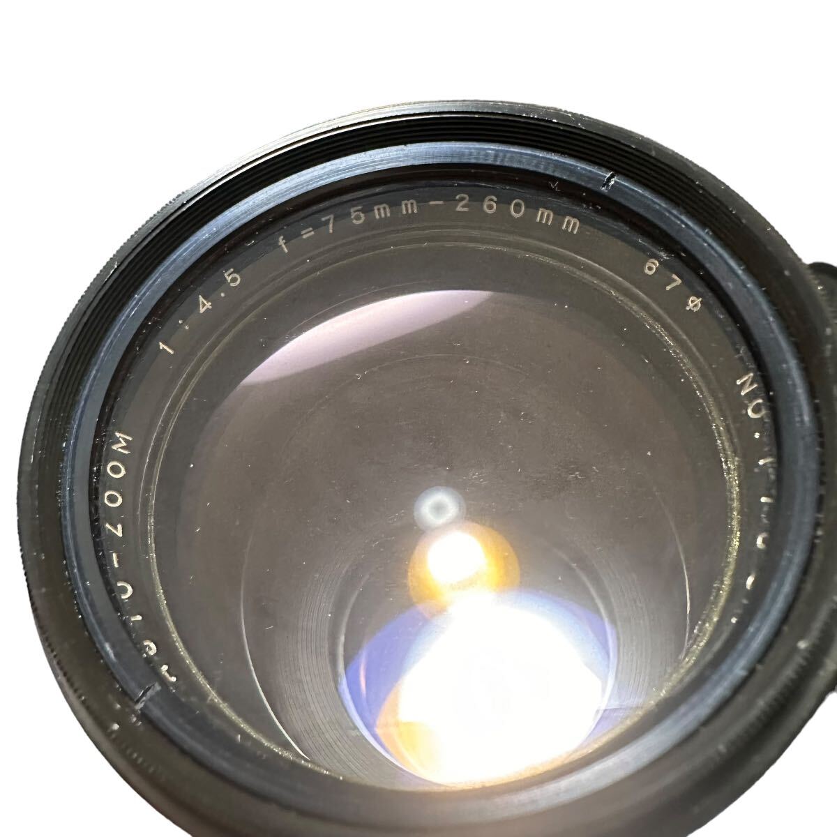 カメラレンズ レンズ SOLIGOR AUTO-ZOOM 1:4.5 f=75mm-260mm 望遠ズーム ソリゴール 一眼レフ_画像9