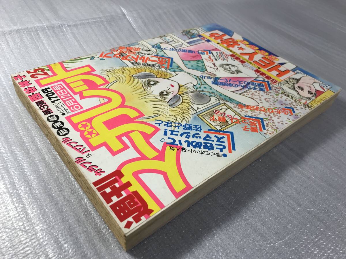 週刊マーガレット 1981年 25号 佐野とまと 西谷祥子 岩舘真理子 山下和美 富塚真弓 他_画像3