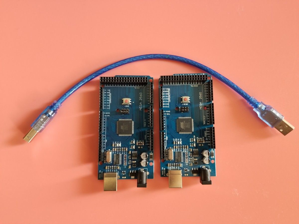 Arduino MEGA 2560 R3 互換ボード 2個＋USBケーブル