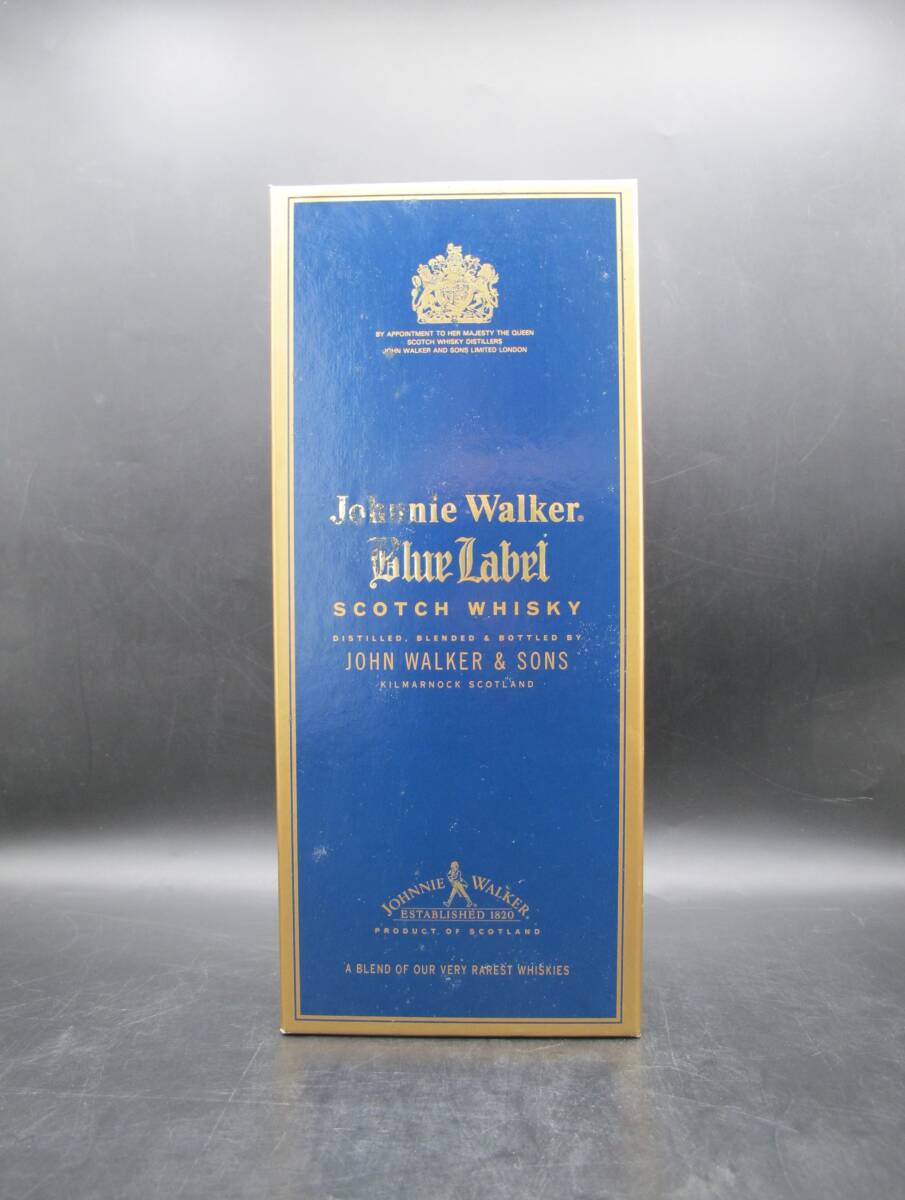 Johnnie Walker Blue Label ジョニーウォーカー ブルーラベル 青ラベル ウイスキー 750ml 43%【未開栓品】古酒 箱付きの画像1
