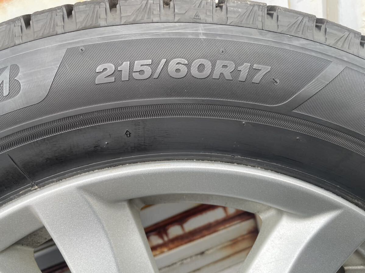 【美品・バリ山】　VRX3 21年　三菱RVR純正　ブリヂストン　VRX3 215/60R17 程度良好　手渡し可能 福井_画像7