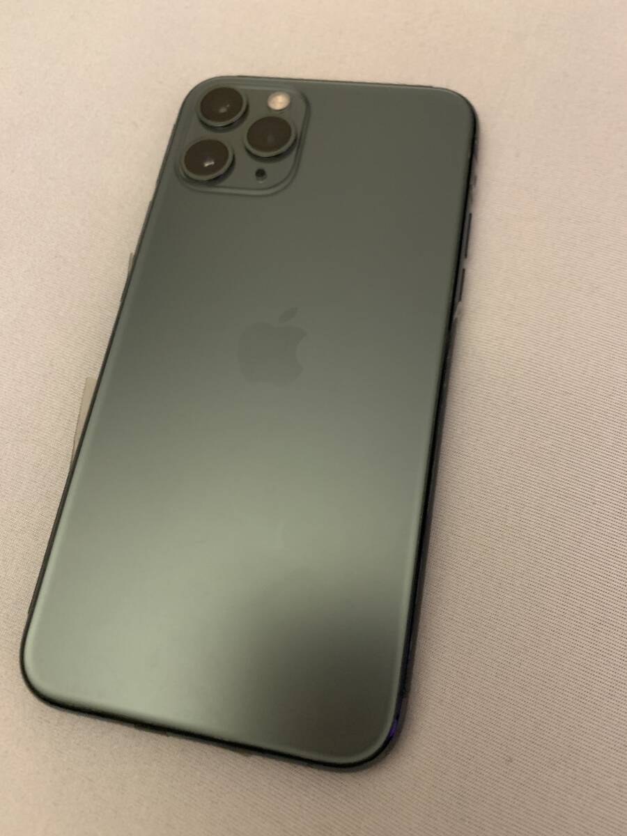 [1円〜] iPhone 11 Pro 64GB MWCC2J/A スマートフォン ミッドナイトグリーン SIMフリー ※難ありの画像1