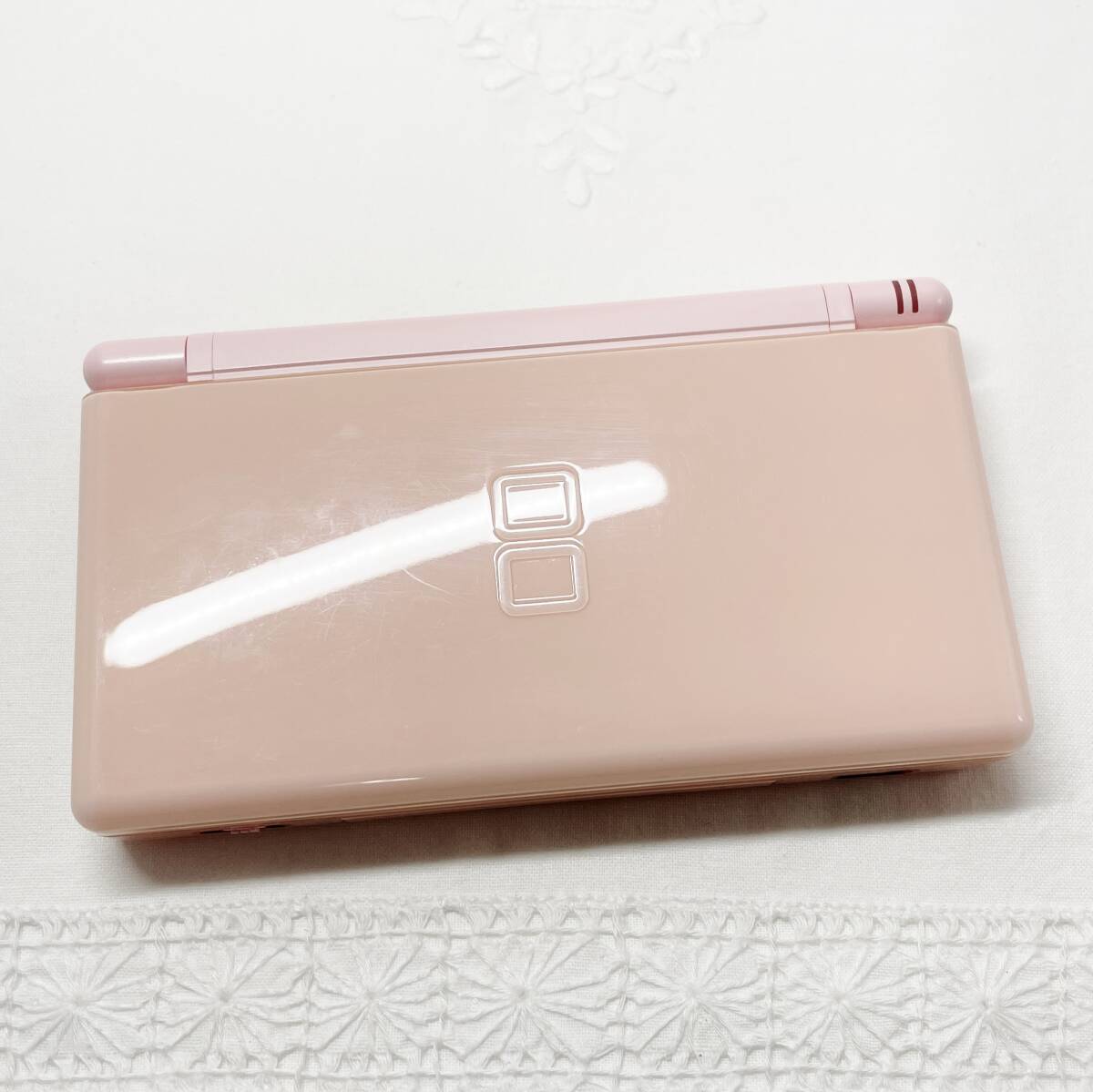 ★☆【完品・動作良好】ニンテンドーDS Lite 本体 クリスタルホワイト ノーブルピンク【2台まとめ売りセット】任天堂 Nintendo 希少品☆★の画像6