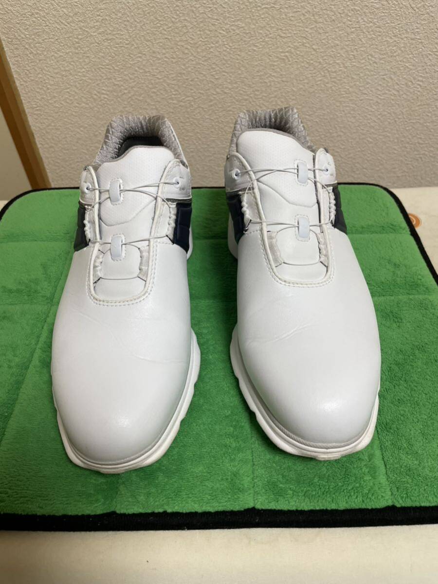 フットジョイ （FOOT JOY）PRO/SL カーボンボア53090J ホワイト/ネイビーの画像1