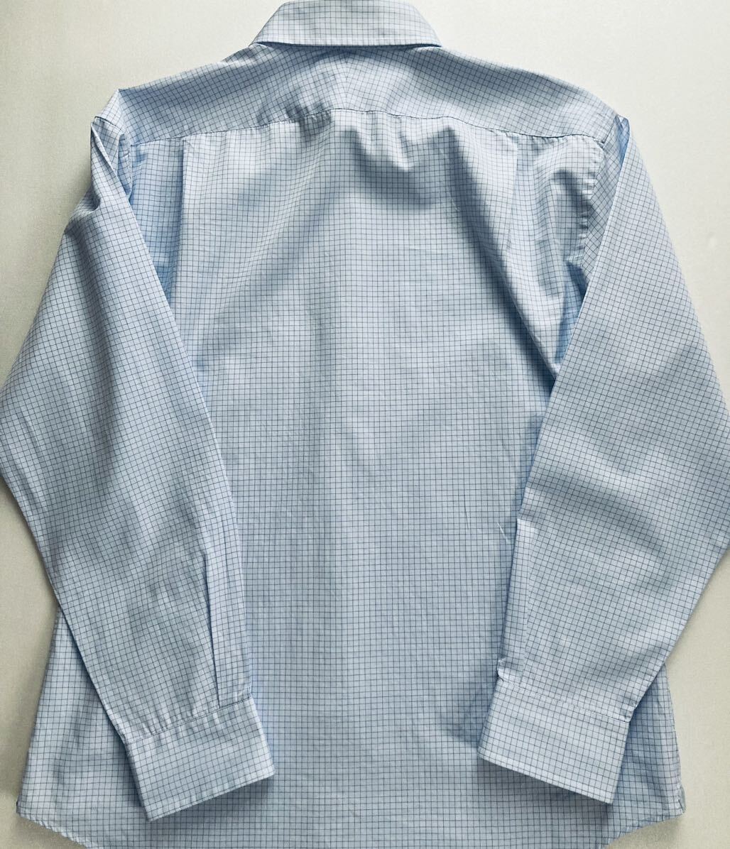 未着用◆ポールスミスコレクション Paul Smith COLLECTION グラフチェック 長袖シャツ ビジネスシャツ メンズ sizeXLの画像8