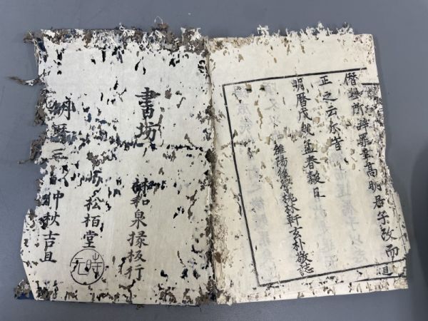 AQ622「漢書評林」50冊100巻 林和泉掾松柏堂 虫損 【着払】 (検骨董書画掛軸巻物拓本金石拓本法帖古書和本唐本漢籍書道中国_画像9