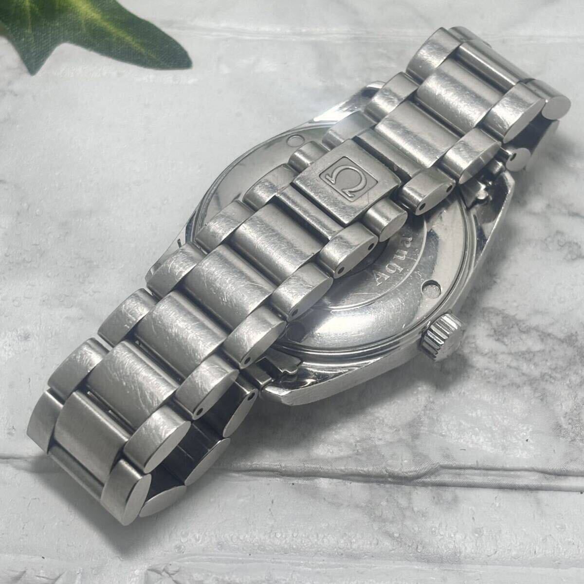 Ω OMEGA SeaMaster AquaTerra オメガ シーマスター アクアテラ デイト 短針回し正常 ねじ込みOK メンズ ウォッチ の画像6