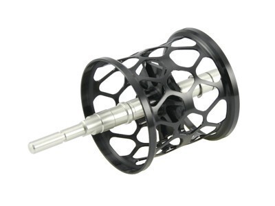 『2年保証』 AMB2518TR マイクロキャストスプール アベイル 1.8mm (30151 eリング付き アンバサダー ABU などに 2500C アブ 黒 超浅溝軽量スプール アブガルシア