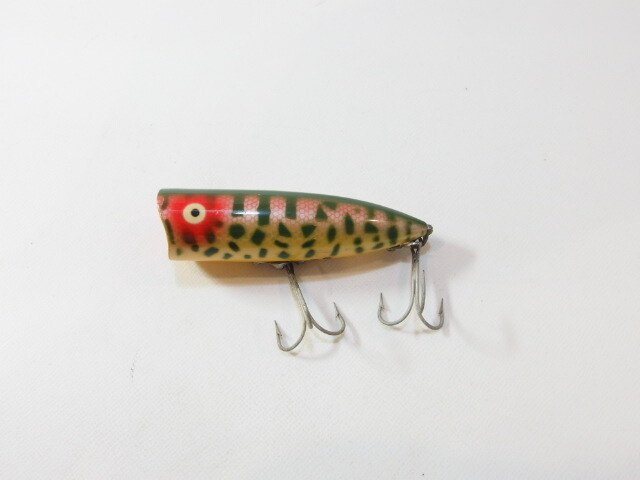 ヘドン チャガースプーク Heddon CHUGGER SPOOK 14KCD 縦割れ 吹き目 オールドヘドン (404-147の画像1