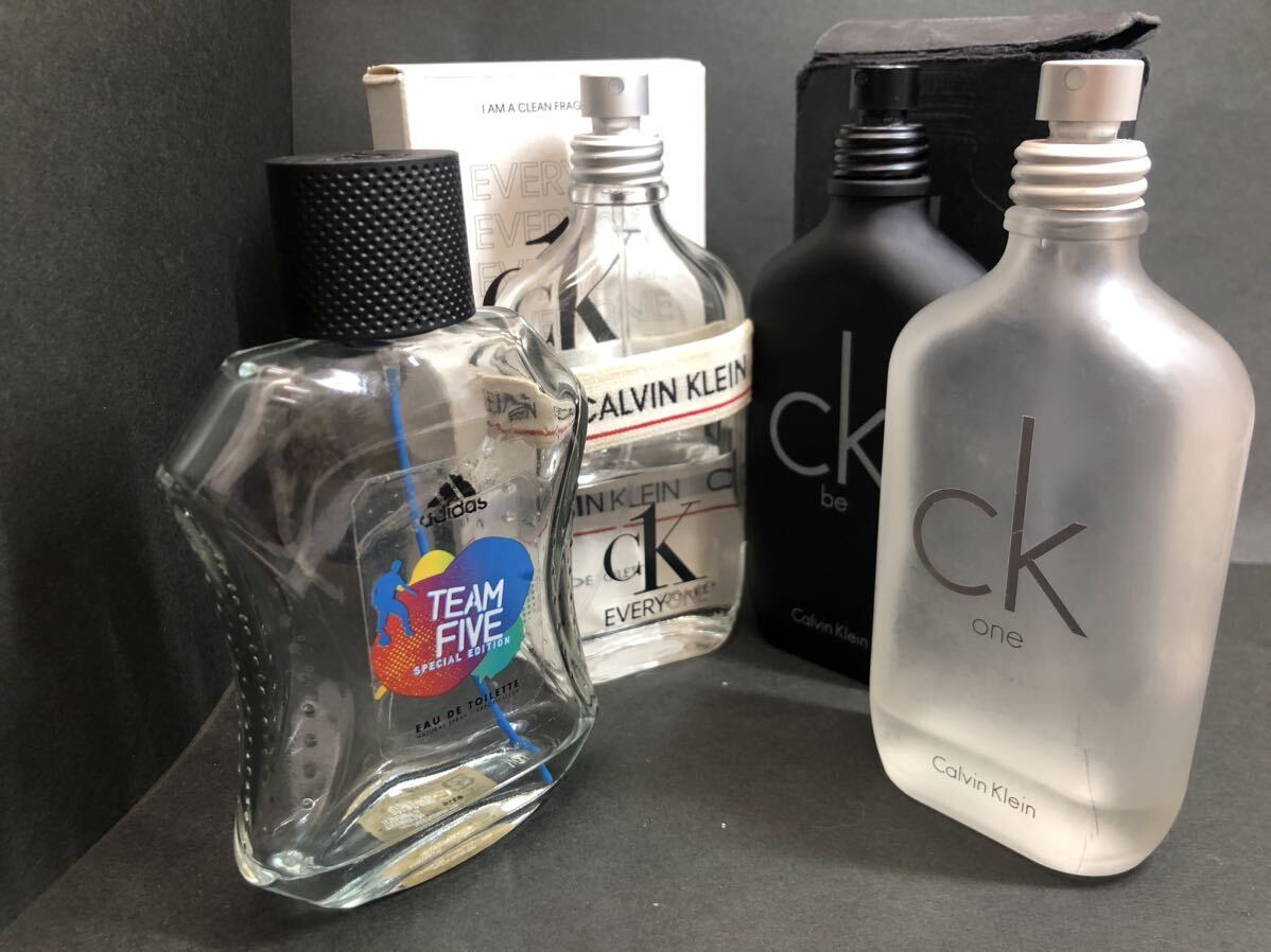 ■カルバンクライン CKEVERYone 100ml/CKone 100ml/CKbe 100ml / adidas チームファイブ 100ml 香水 オードトワレ _画像1