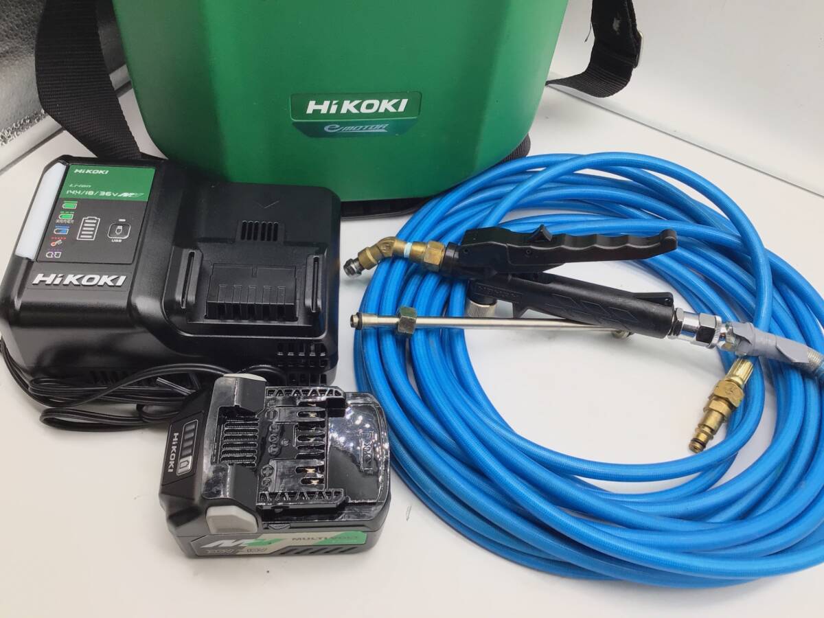 【領収書発行可】HIKOKI/ハイコーキ 18Vコードレス高圧洗浄機・充電器・バッテリー1個セット AW18DBL [ITNZ976N8M1U]_画像2