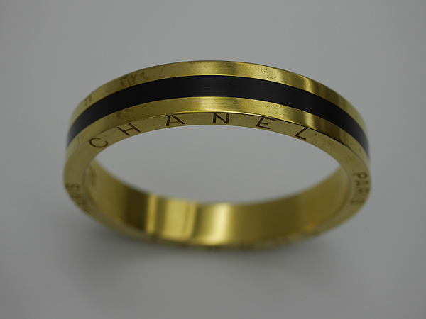 2024年レディースファッション福袋特集 ロゴバングル CHANEL シャネル 16932円 95A バングル - 箱 金×黒 バングル