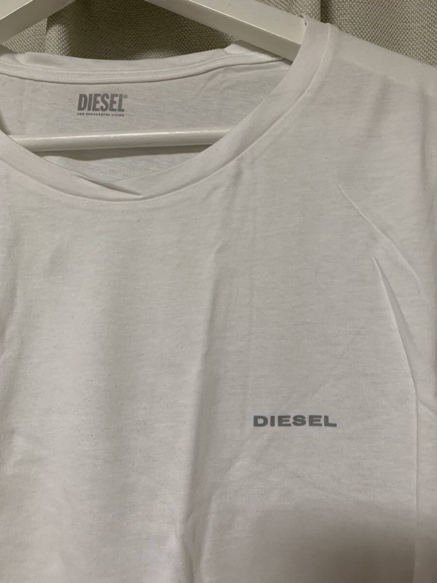 DIESEL Tシャツ　新品　XL ホワイト　送料無料_画像3