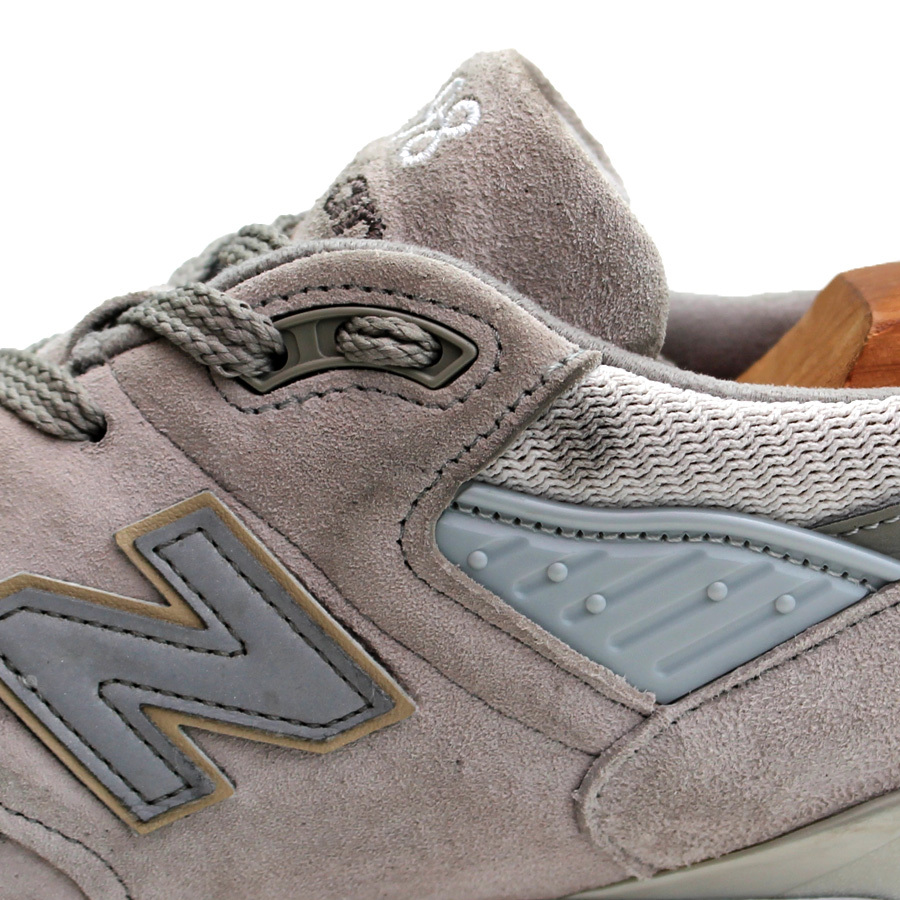 USA製★ニューバランス NEW BALANCE★ローカットスニーカー US9=27 M998CEL レザー メッシュ メンズ エレファントスキン i-720_画像9