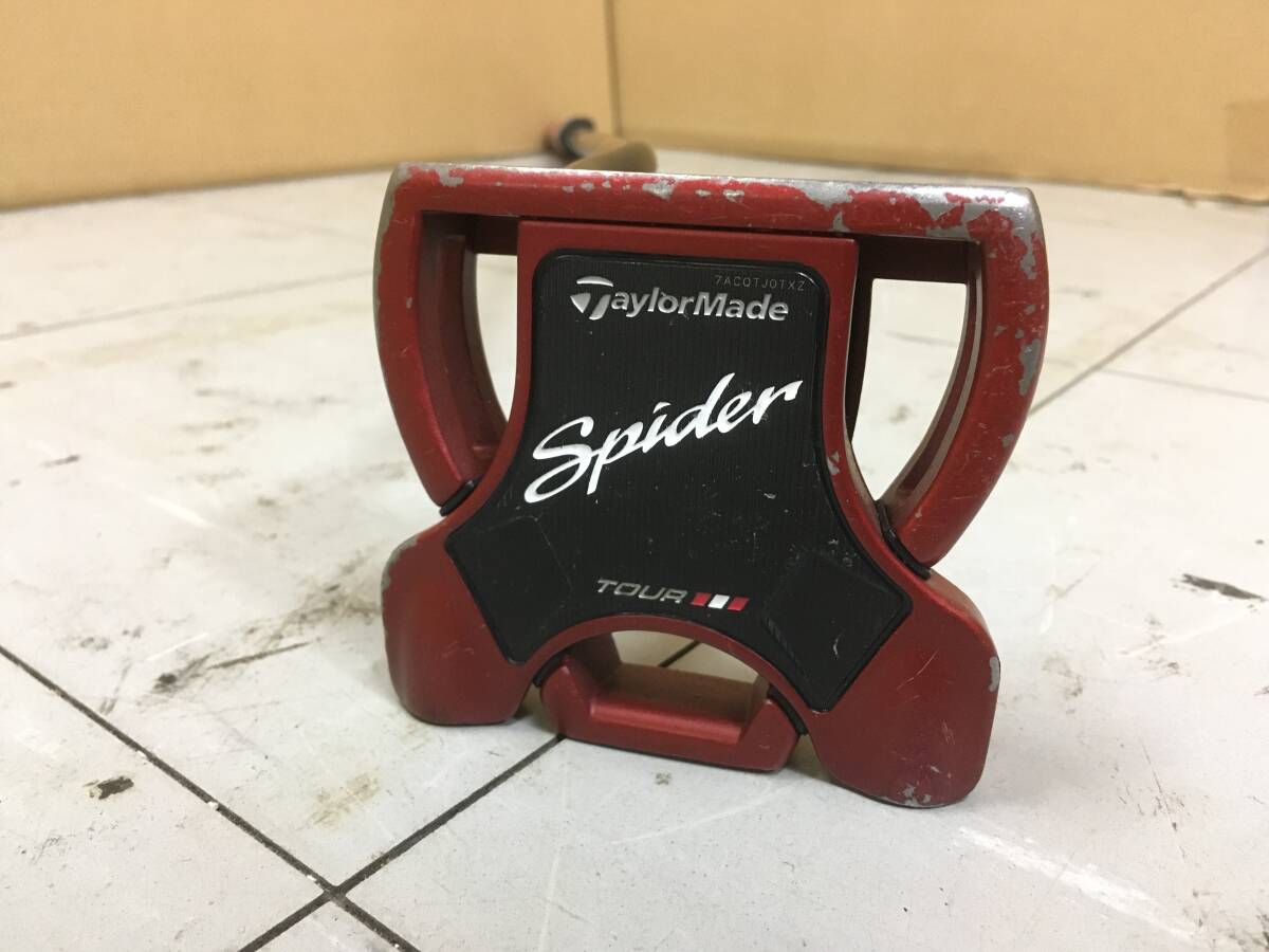 Taylor Made Spider TOUR　RED　テーラーメイド　スパイダー　パター　カバー付き_画像6