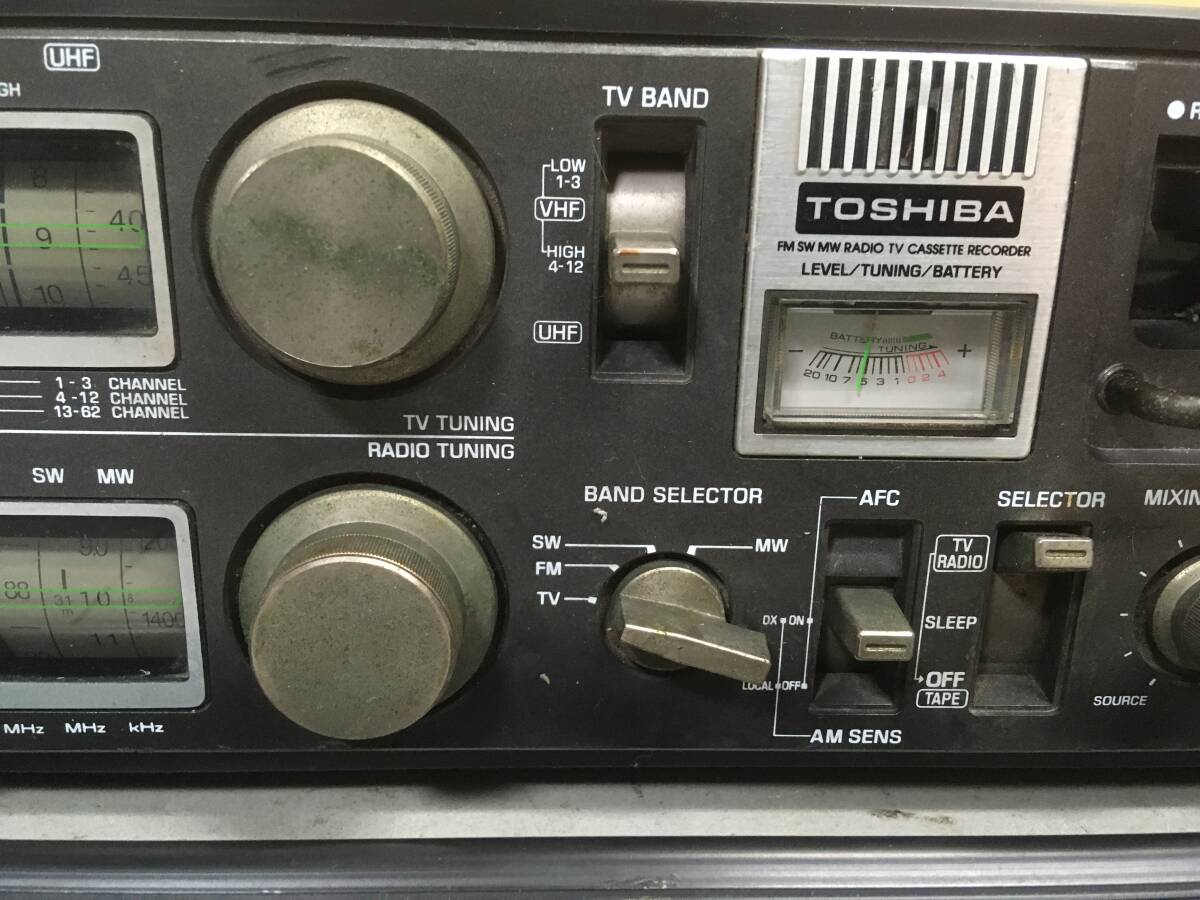 TOSHIBA  東芝 白黒テレビ カセットレコーダー GT-4500の画像8