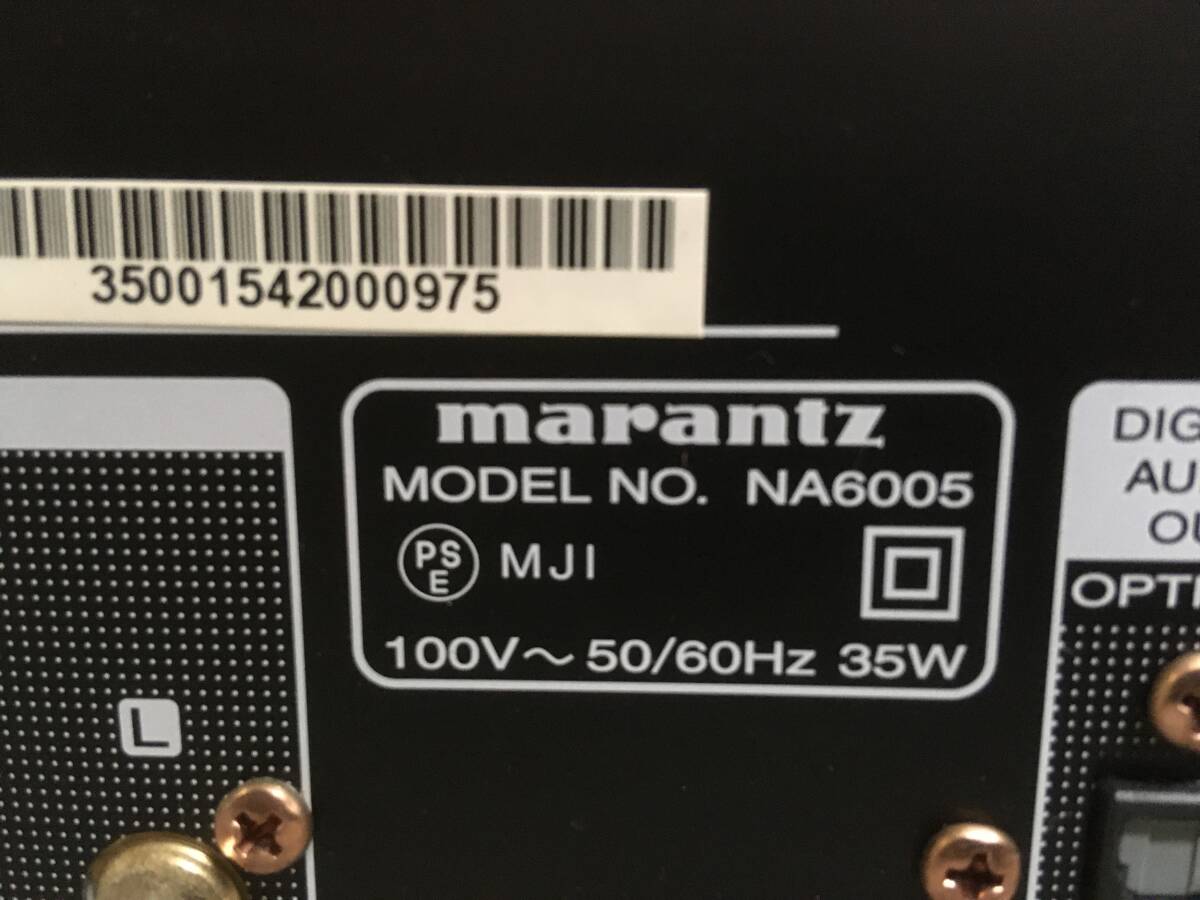 marantz マランツ ネットワークオーディオプレーヤー NA6005の画像6