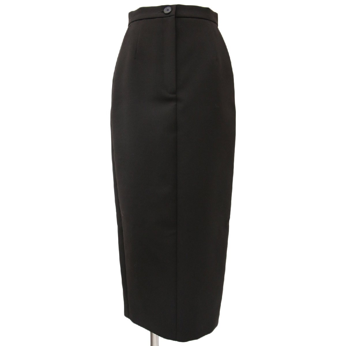 SPORTMAX Sports Max skirt long pen sill skirt dark brown 36 wool tight skirt bottoms office beautiful .