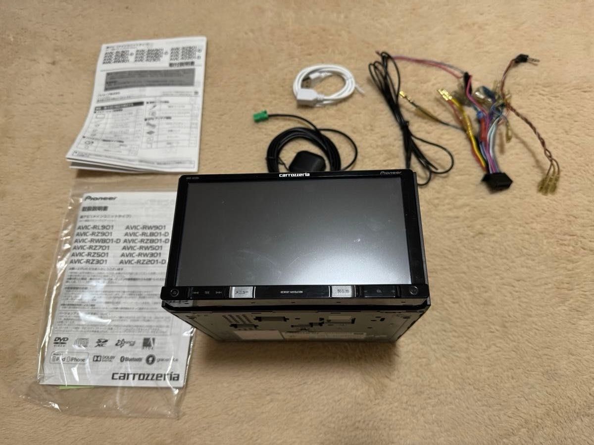 カロッツェリア AVIC-RZ201-D 地図データ2017年 各種配線あり カロッツェリア AVIC-RZ201-D 地図データ2017年 各種配線あり