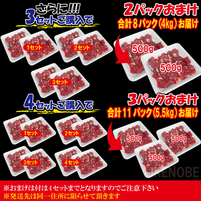 送料無料 国産牛 希少部位めがね 赤身カルビ焼肉用1kg冷凍 500ｇ×2パック 2セット以上購入でお肉増量中 メガネ 黒毛和牛 三角バラ ハの画像9