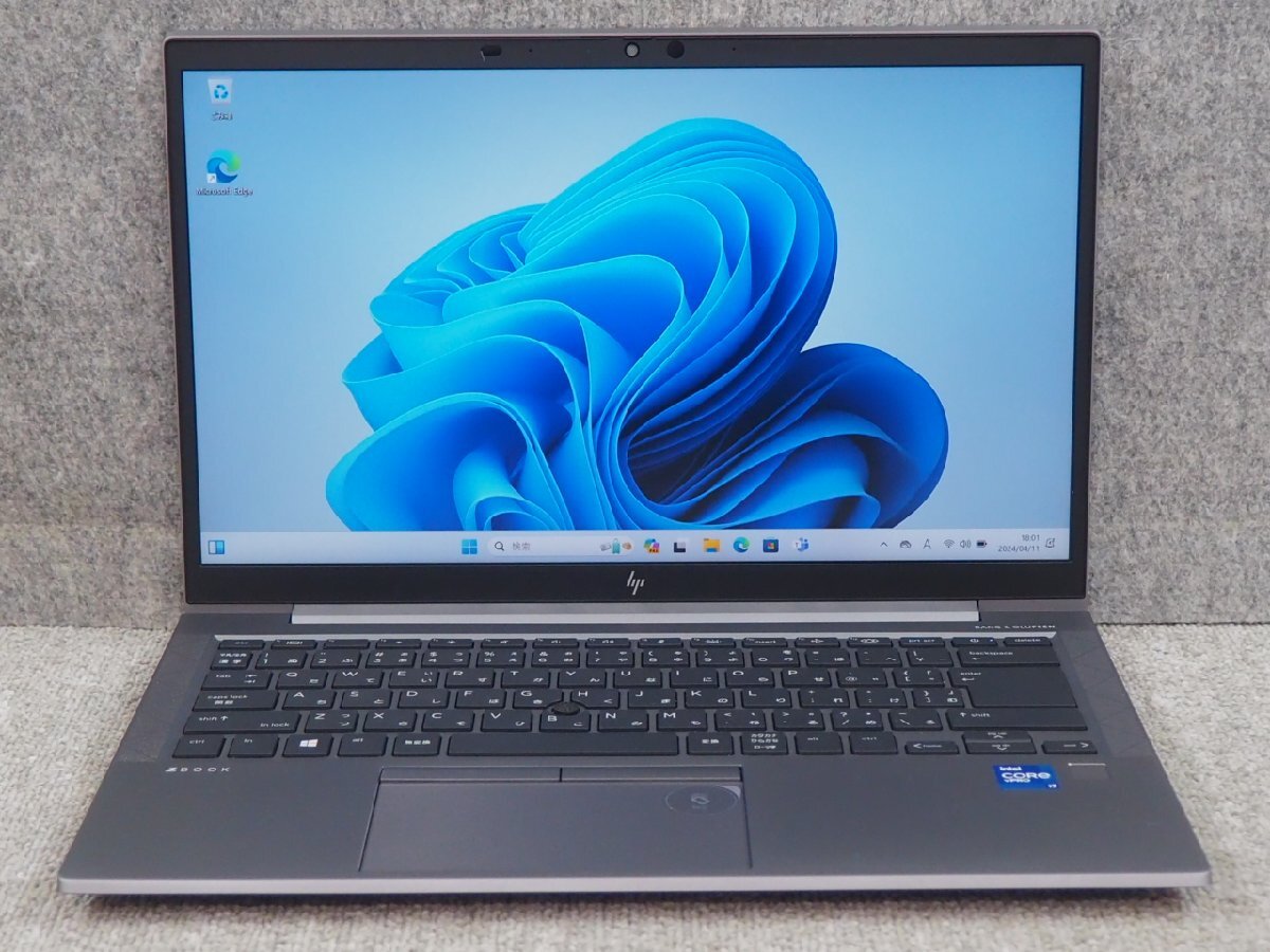 [213] ☆ Win11認証済 ☆ hp Zbook Firefly 14 G8 Core i7-1185G7 3.00GHz/32GB/SSD 1TB(M.2)/NVIDIA T500 ☆の画像2