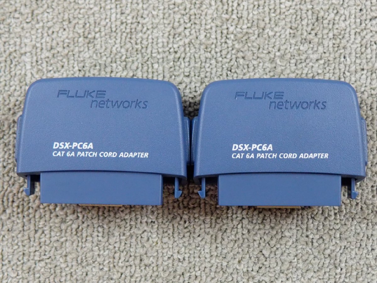 [B2] ☆ 2個セット ☆ FLUKE / フルーク CAT 6A PATCH CORD ADAPTER DSX-PC6A ☆の画像2