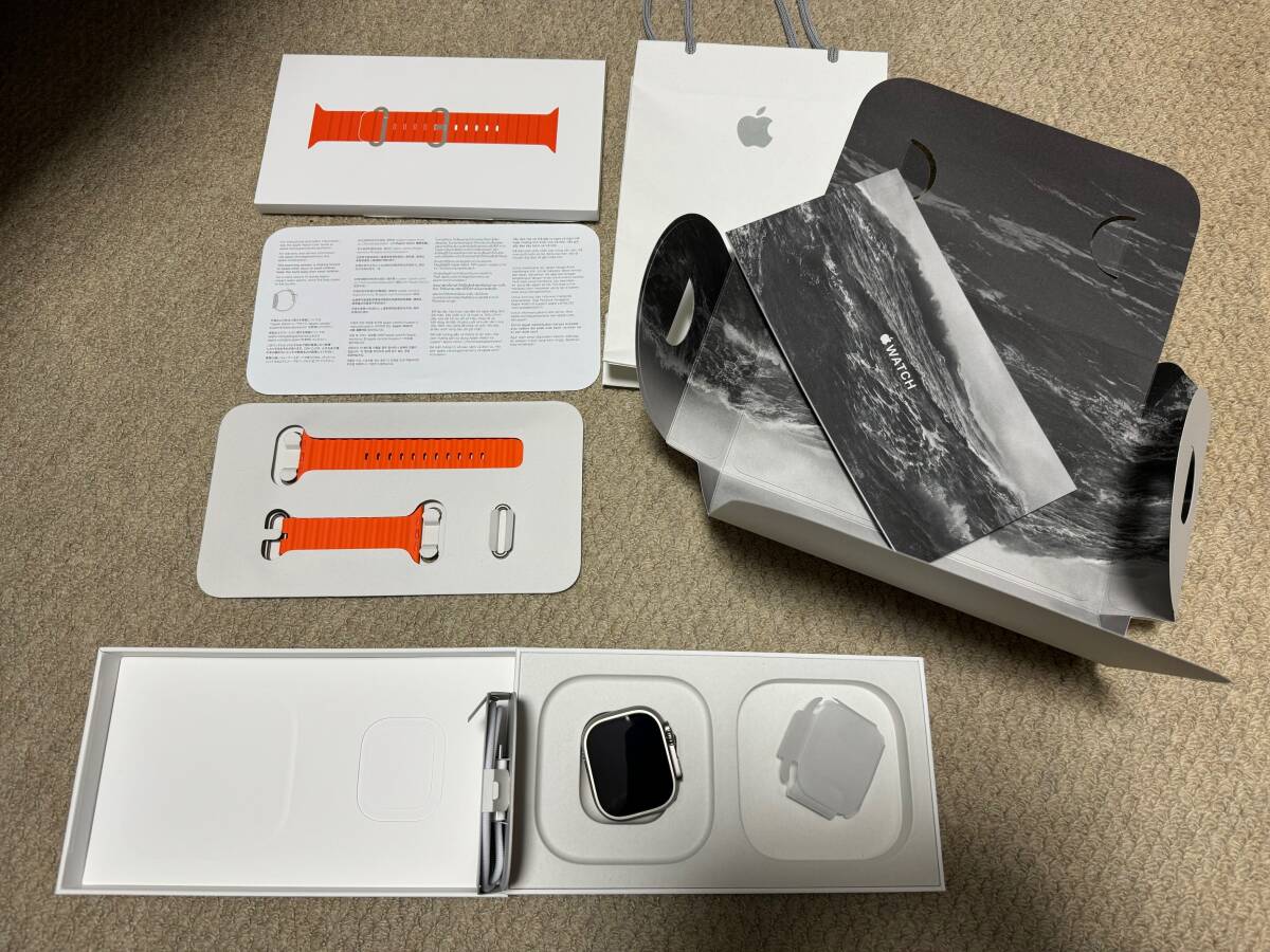 31430円 アップル渋谷購入 Apple Watch Ultra2 49mm チタニウム 31430円 アップル渋谷購入 Apple Watch Ultra2 49mm チタニウム