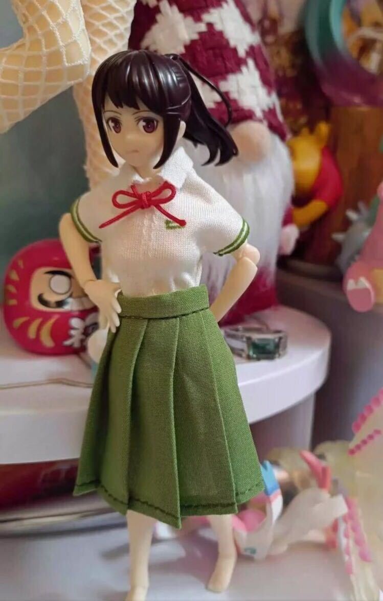 1/12スケール 6インチ　女性フィギュア衣装セット　　制服モデル　お嬢様　学生　アニメキャラモデル_画像4