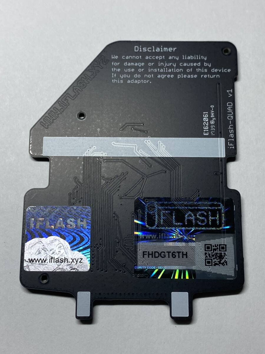 iFLASH QUAD iPodのSD化に iPod用 MicroSD 4枚 変換アダプター_画像2